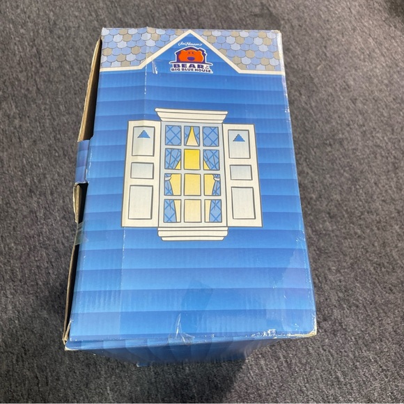 Vtg Disney Bear In The Big Blue House Fishing Set Toy Tackle Box Pole 1990s - Picture 14 of 16